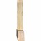 Ekena Millwork Portland Rough Sawn Timber Gable Bracket, Douglas Fir, 96"W x 28"H x 4"D x 6"F, 7/12 Pitch GBW096X28X0406POR00RDF - alternate 2